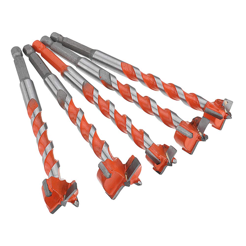 High Carbon Steel Hex Shank Twist Drill Bit Set - 16mm Woodworking Hole Saw for Hinge Cutting | Perfect for DIY Projects, Furniture Making & Metal Drilling