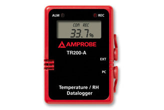 Fluke Amprobe TR200 Digital Temperature and Humidity Data Logger with LCD Display - Monitor Indoor Climate for Labs, Greenhouses & Storage Facilities