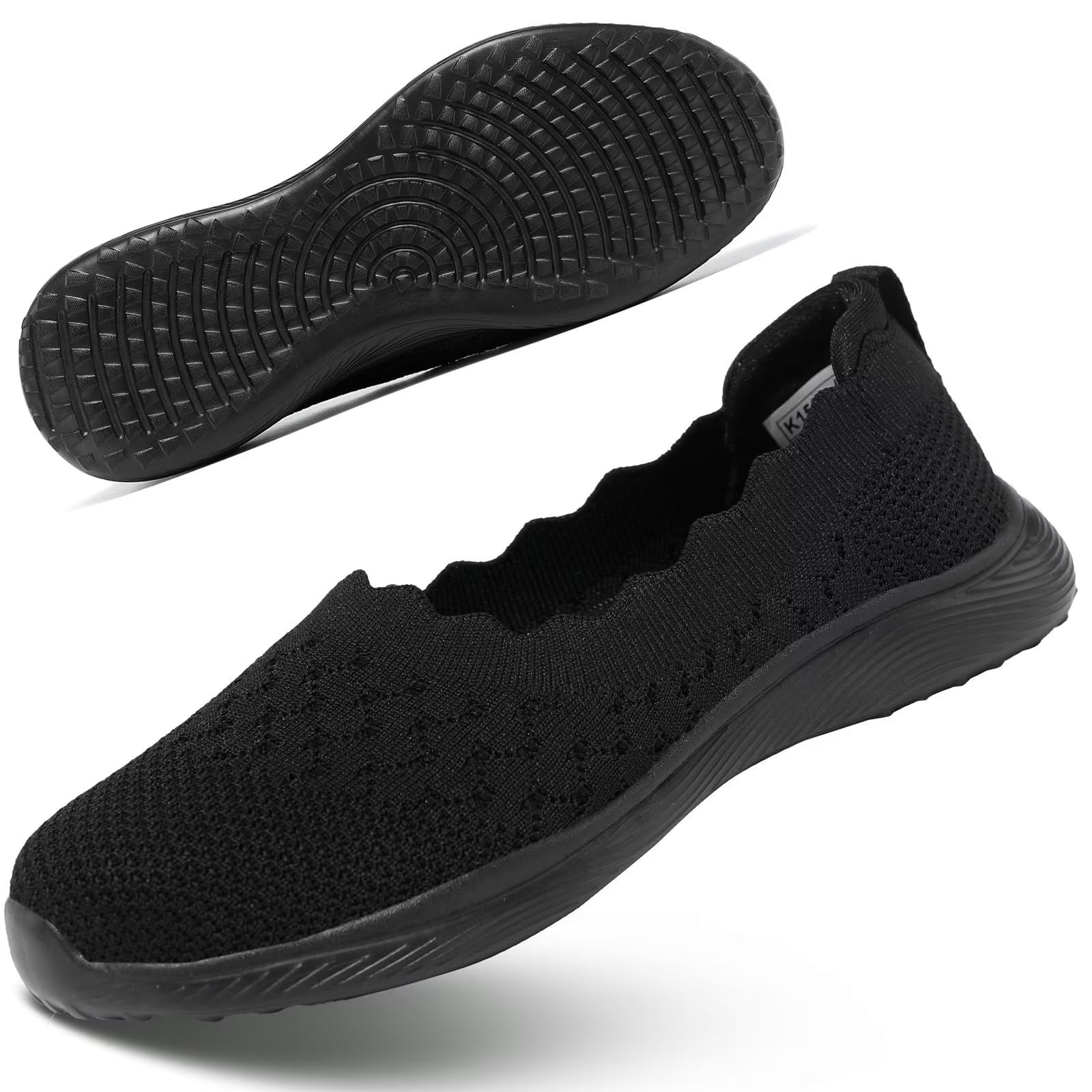 Women's Slip-On Loafers - Comfortable Ballet Flats for Ladies | Soft Mesh Lightweight Walking Shoes for Nurses, Office & Casual Wear | Dress Shoes with Cushioned Sole for All-Day Comfort