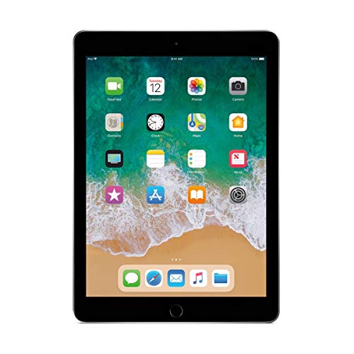 Apple iPad 6th Generation 128GB - 9.7 Inch Retina Display, WiFi Only, Space Gray (Renewed Like New) | Perfect for Work, School & Entertainment