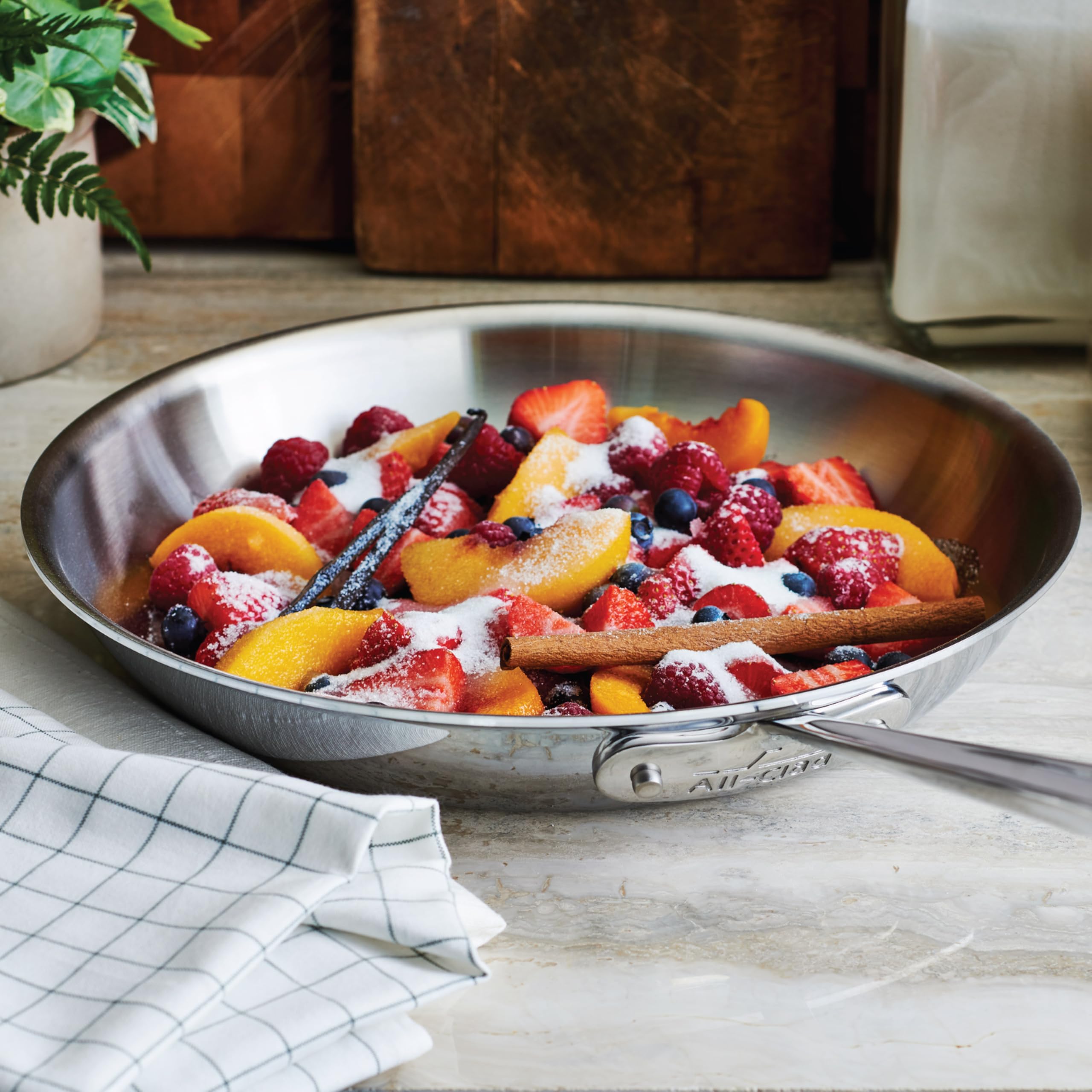 All-Clad D3 3-Ply Stainless Steel Fry Pan Set - 2 Piece (10 & 12 Inch) - Induction, Oven & Broiler Safe Up to 600°F - Professional Cookware for Home Chefs - Perfect for Searing, Sautéing & Pan-Frying Steaks, Vegetables & More