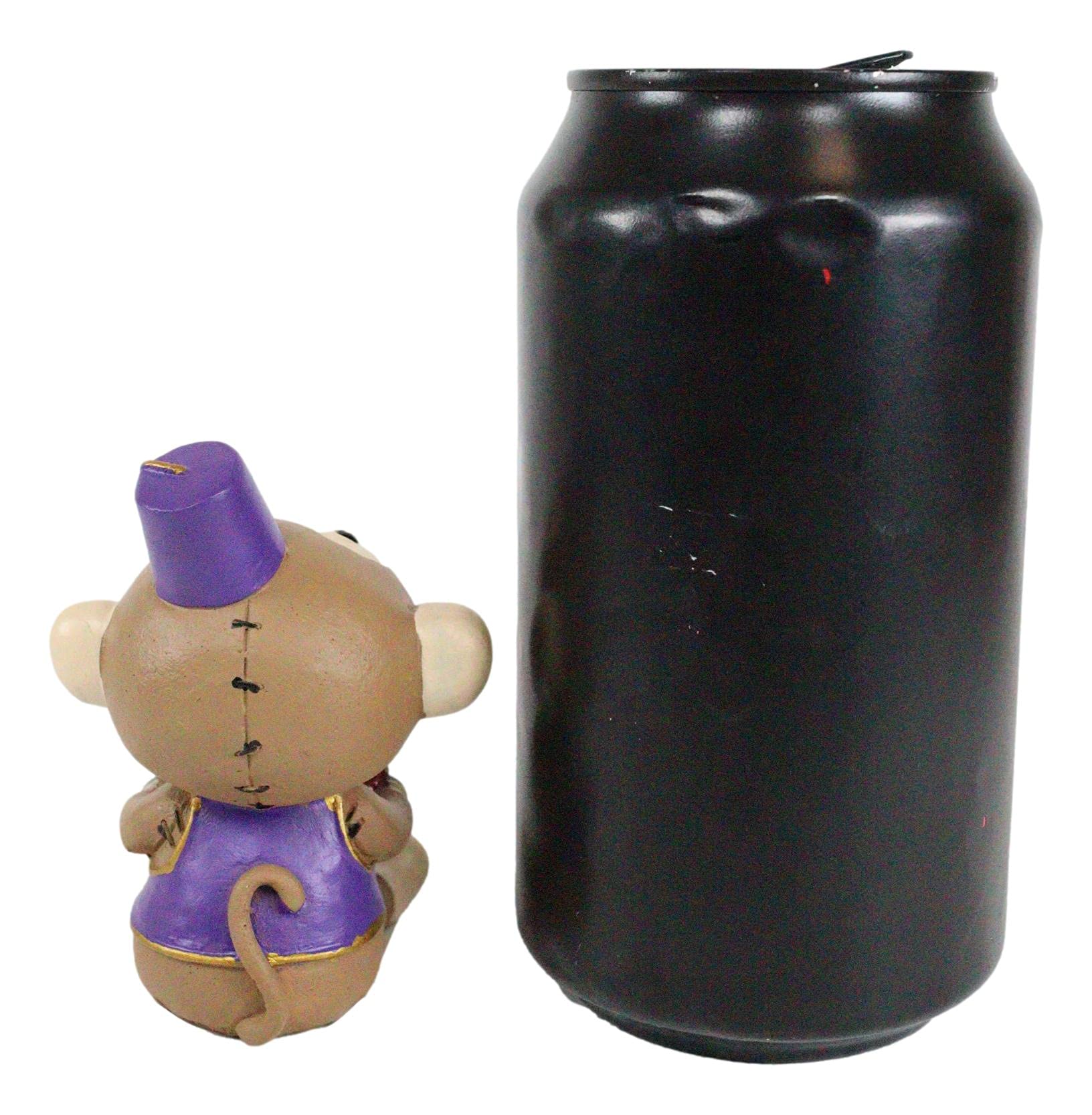 Ebros Furrybones Circus Monkey with Fez Playing Accordion - 3