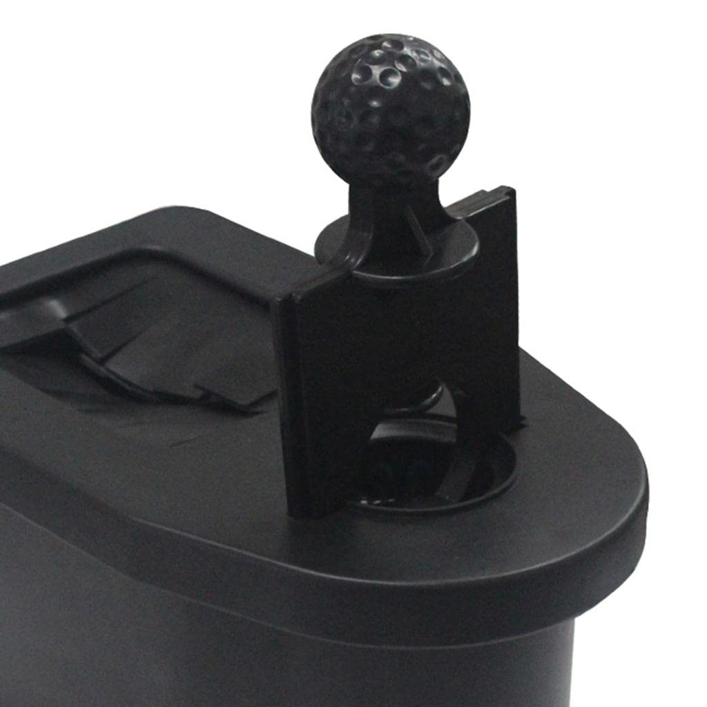 Premium Golf Club Washer with Pre-Drilled Shaft - Black Golf Ball & Club Cleaning Wiper for Easy Club Maintenance | Perfect for Driving Range, Home Practice & Golf Course Use
