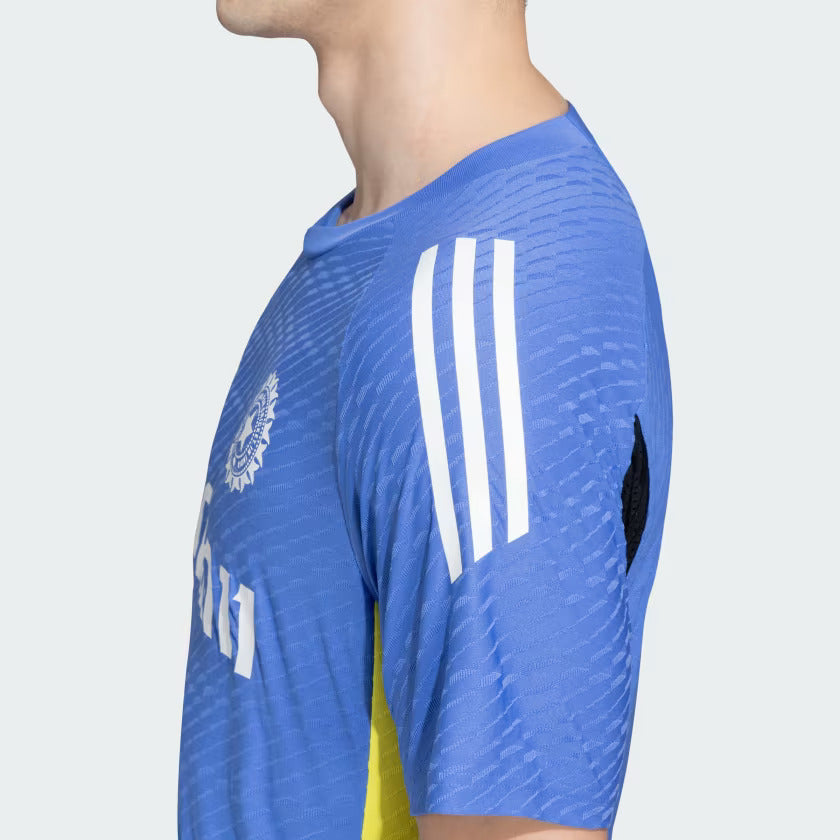 Adidas India Training Match Cricket Jersey - High-Performance Cricket Shirt for Men & Women - Perfect for Cricket Matches, Training & Sports Events
