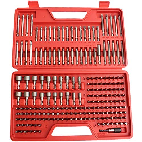 CHUNSHENN 208-Piece Screwdriver Bit Set - Power Drill Bits, Nut Drivers, Tamper & Bit Holder for DIY Projects, Home Repairs & Professional Use
