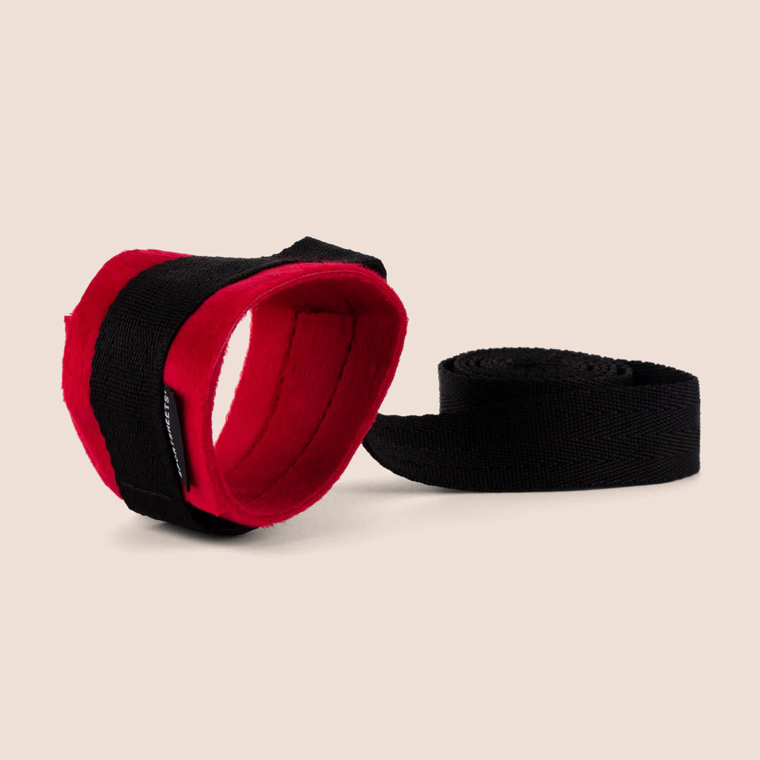 Sportsheets Sexy Submissive Kit - 2 Restraint Sets, Blindfold & Feather Tickler for Couples Play | BDSM Bondage Gear for Sensual Exploration & Spicing Up Your Bedroom