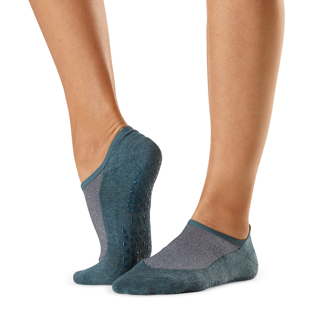 Tavi Noir Maddie Grip Socks - Non-Slip Yoga Socks for Women, Pilates, Barre & Workout - Breathable Cotton Blend with Arch Support & Toe Grip