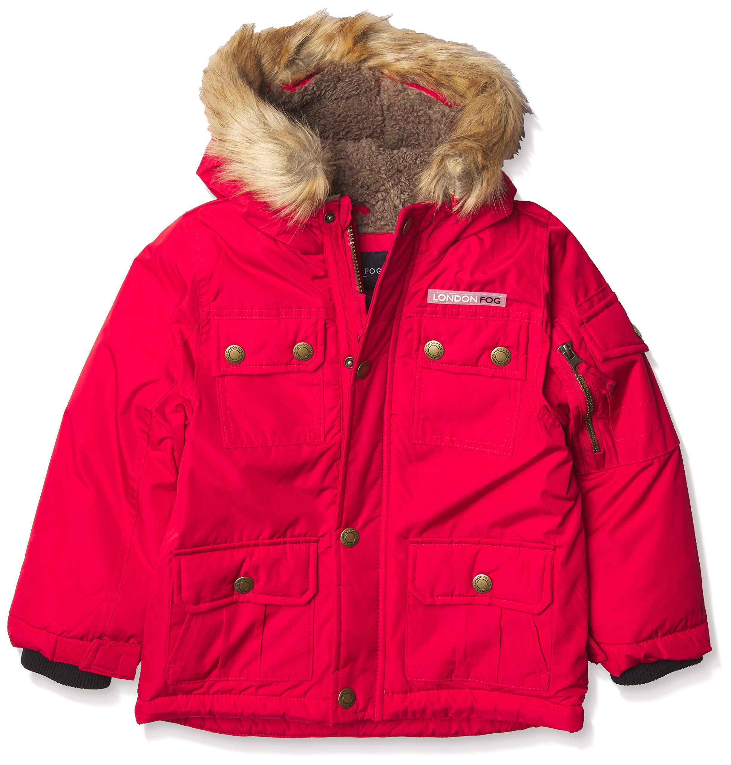 London Fog Boys' Winter Parka - Warm Hooded Coat for Cold Weather