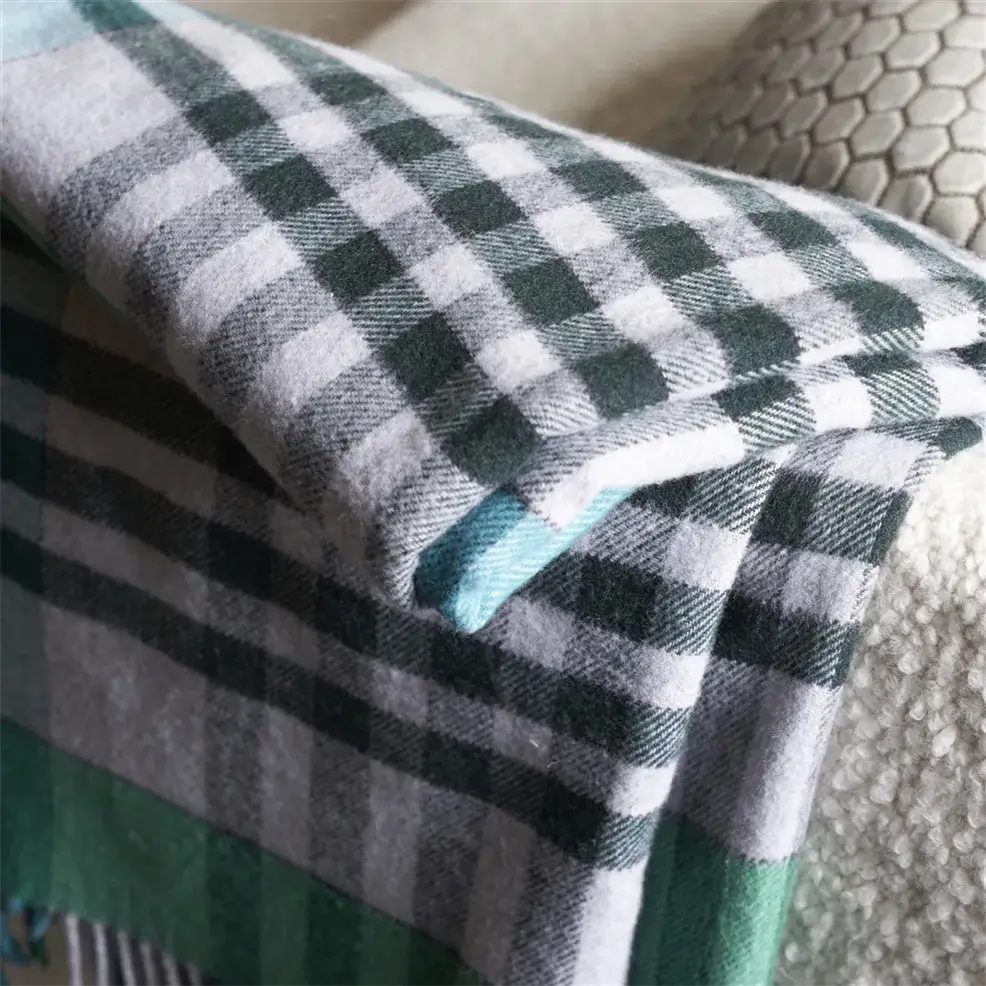 Handwoven Bankura Cotton Throw Blanket - Soft & Lightweight for Bed, Sofa, or Travel - Cozy Home Decor & Perfect Gift Idea