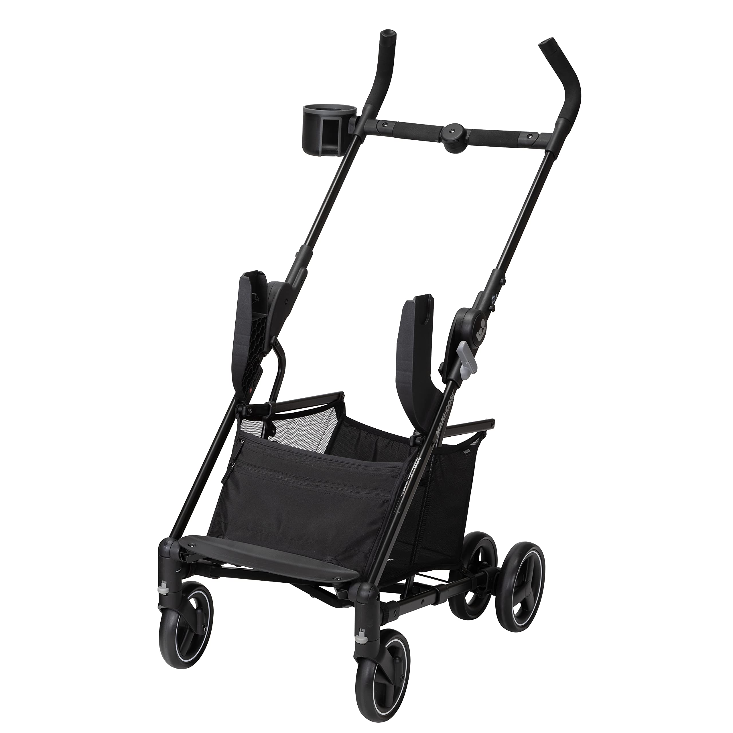 Maxi-Cosi Maxi-Taxi Xt Baby Stroller & Car Seat Caddy - Ultra Compact Travel System with Large Storage Basket, Black | Perfect for Newborns, Travel, Shopping & Everyday Use