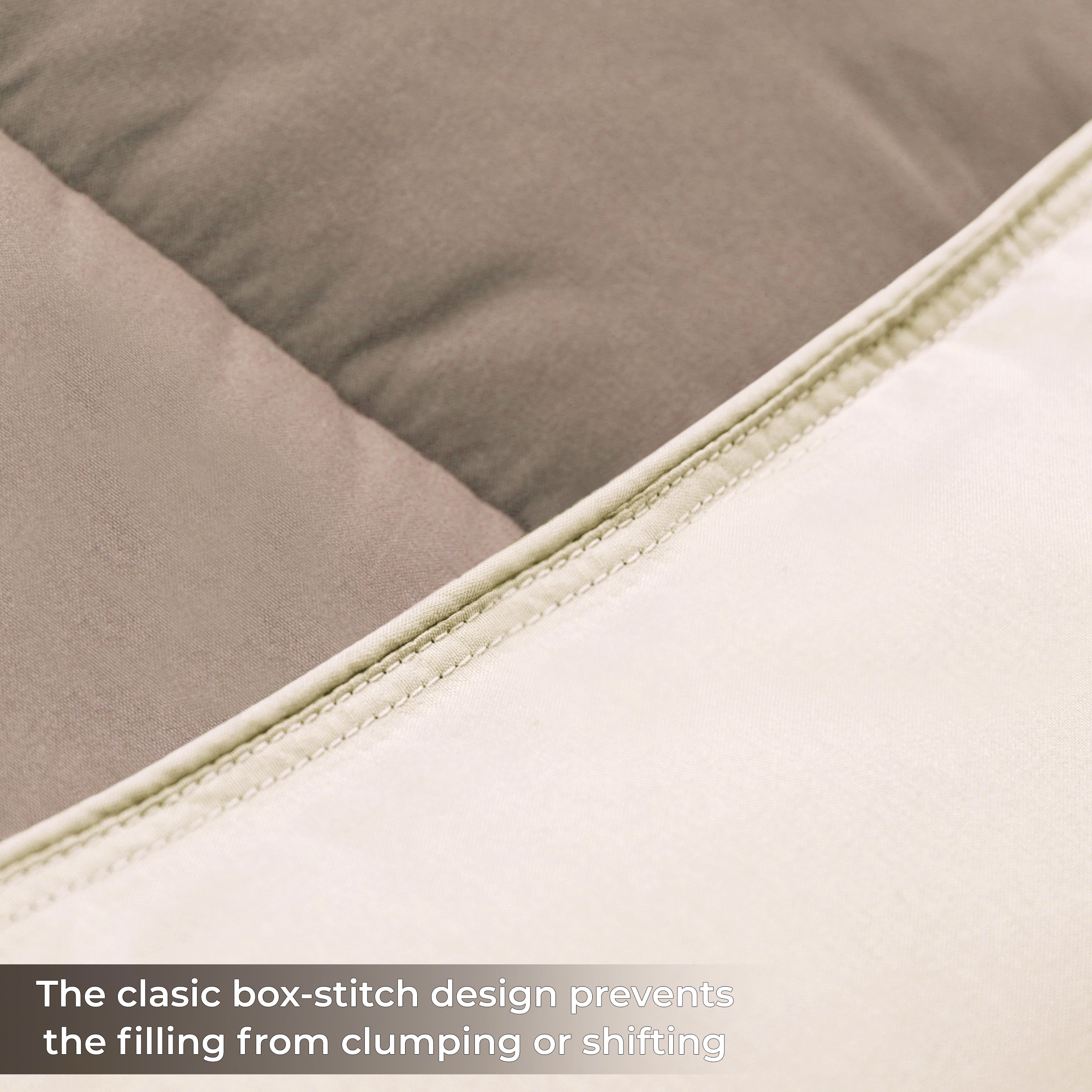 Luxury Brushed Microfiber Reversible Comforter Set - Ultra Soft Bedding for All Seasons - Perfect for Master Bedroom, Guest Room & Dormitory