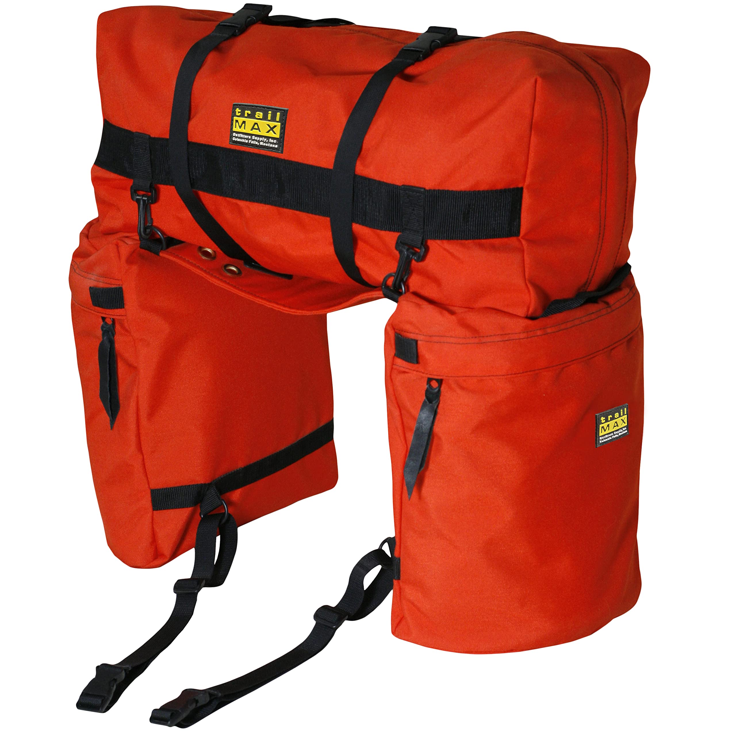 TrailMax Large Insulated Horse Saddlebags for Trail Riding - Detachable Cantle Bag Included - Western & Endurance Saddle Accessories - Perfect for Long Distance Horseback Riding & Outdoor Adventures