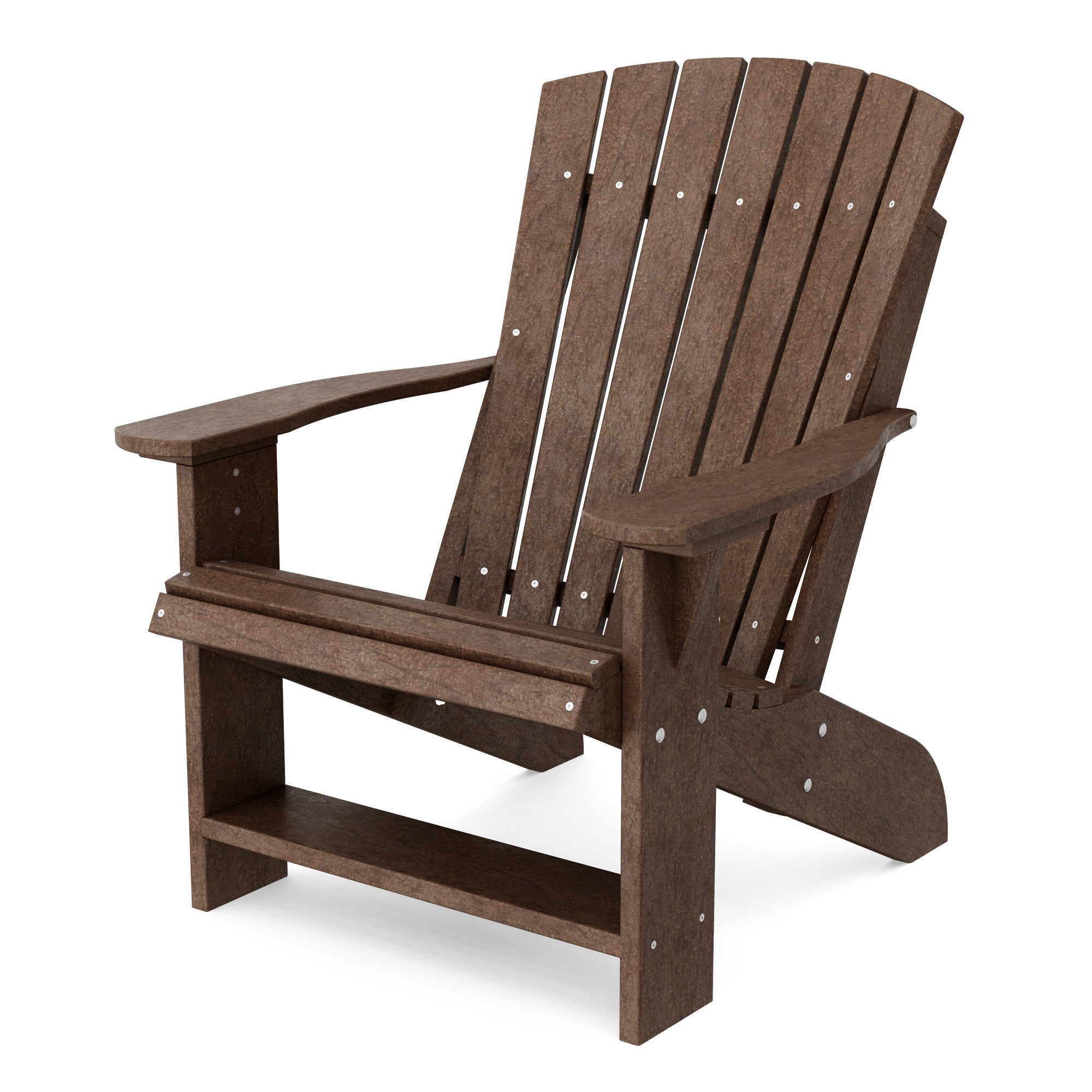 Premium Heritage Adirondack Chair - Solid Wood Outdoor Patio Furniture for Garden, Deck, Poolside & Backyard Relaxation