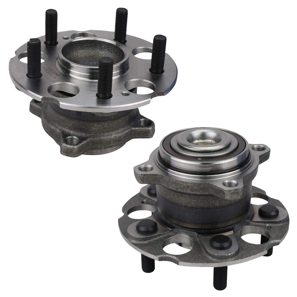 Rear Wheel Bearing and Hub Assembly with ABS - Compatible with 2007-2011 Honda CR-V 2WD (Pair) | Durable Replacement for Smooth & Safe Driving | Perfect for City Commuting, Highway Travel & Off-Road Adventures