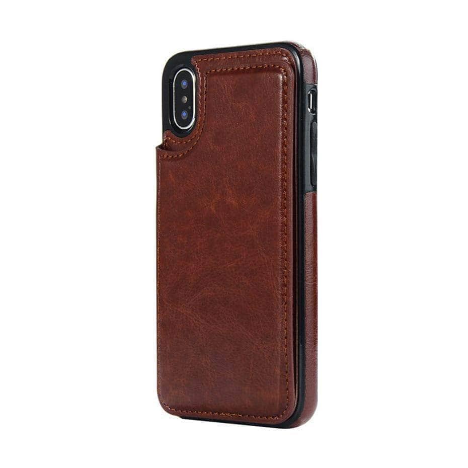 Premium Slim iPhone 13 Pro Leather Wallet Case with 3 Card Slots - Stylish & Protective Phone Cover for Everyday Use, Business Meetings, and Travel