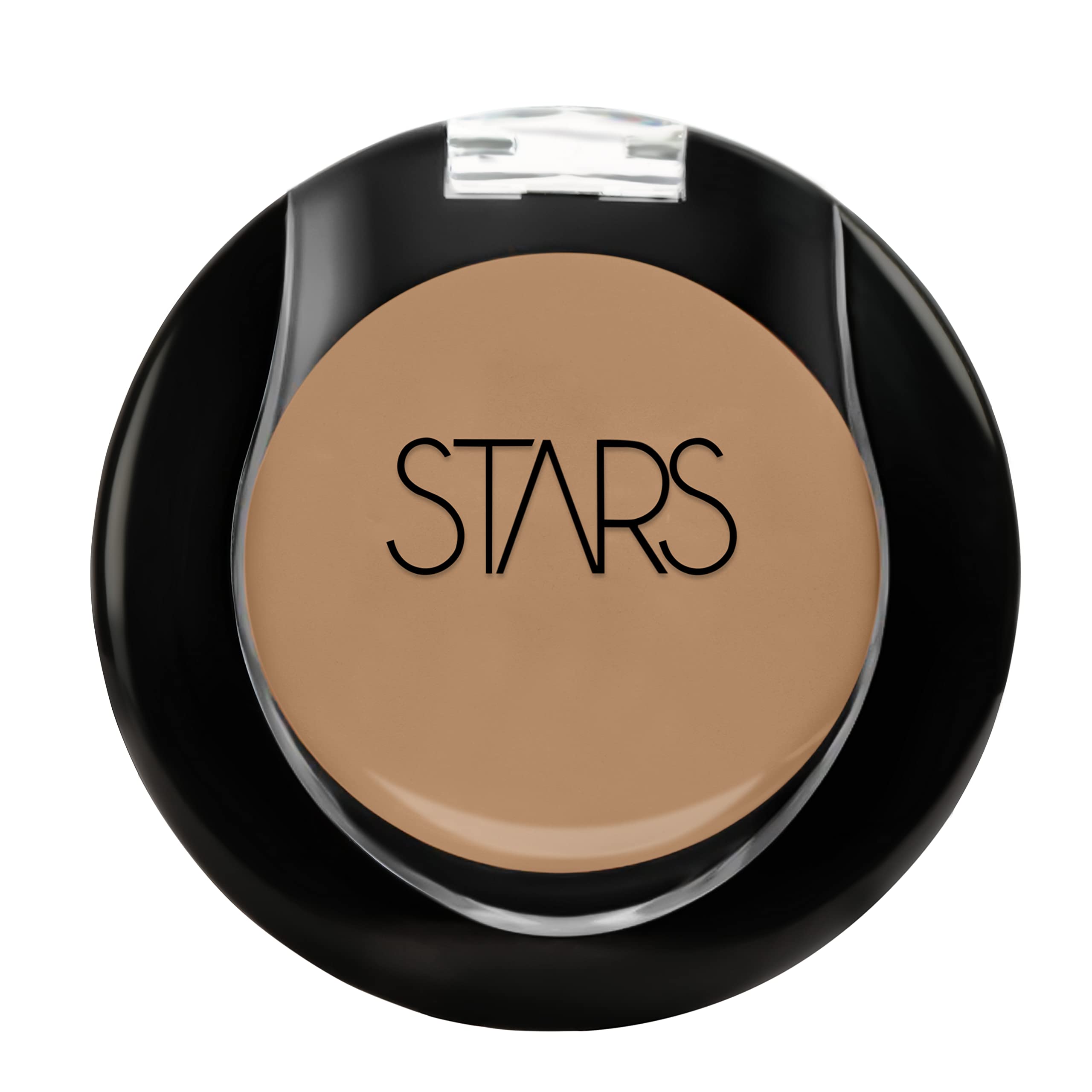 STARS COSMETICS Full Coverage Concealer Cream - Waterproof, Matte Finish, Long-Lasting & Lightweight (5g, Dark Beige) - Dark Circle Corrector, Covers Acne & Blemishes for All Skin Types - Perfect for Daily Makeup, Special Occasions & Photo Shoots