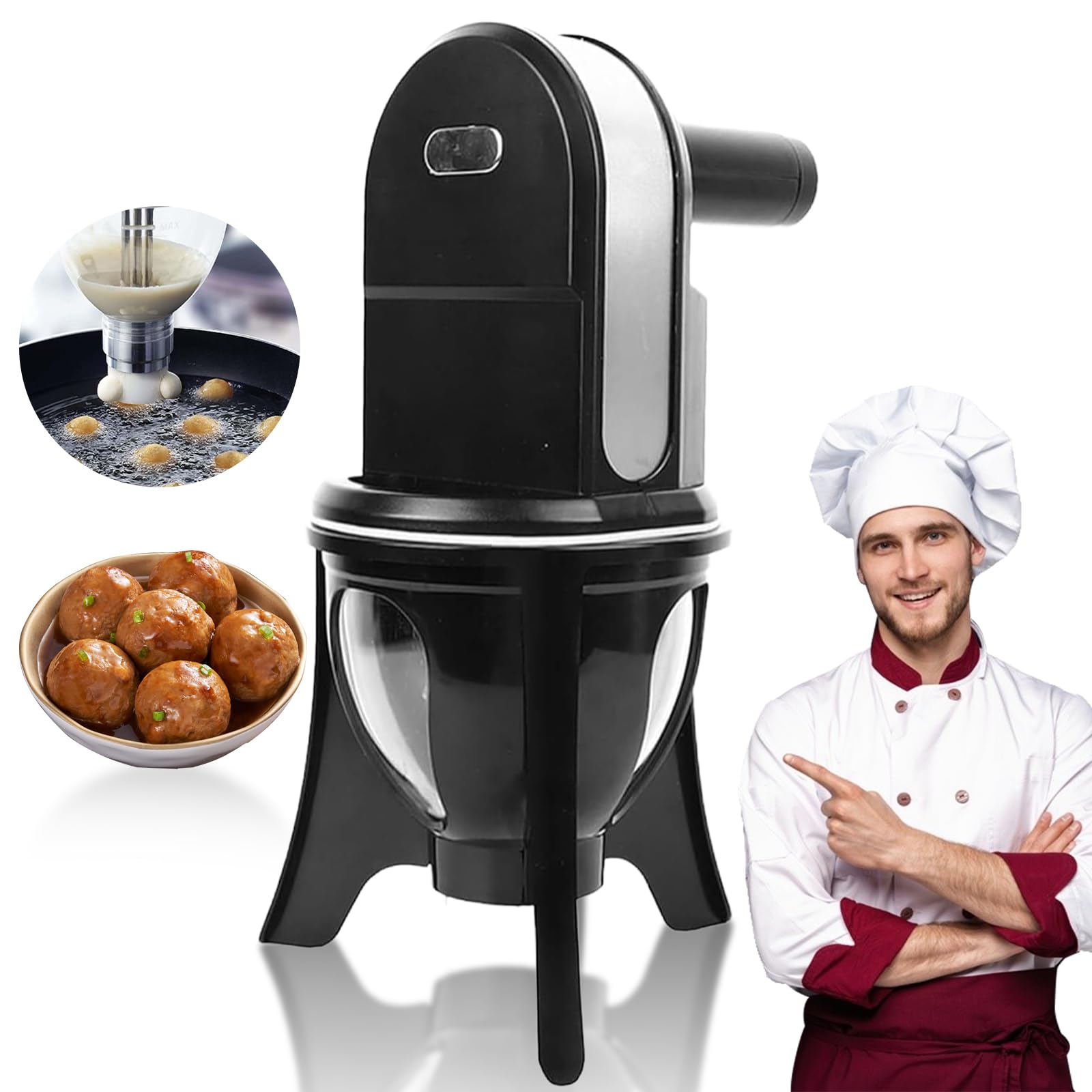 Edison Luqaimat Maker - Household Sweet Ball Machine for Arabic Desserts | ABS Material | Perfect for Ramadan, Eid, and Family Gatherings