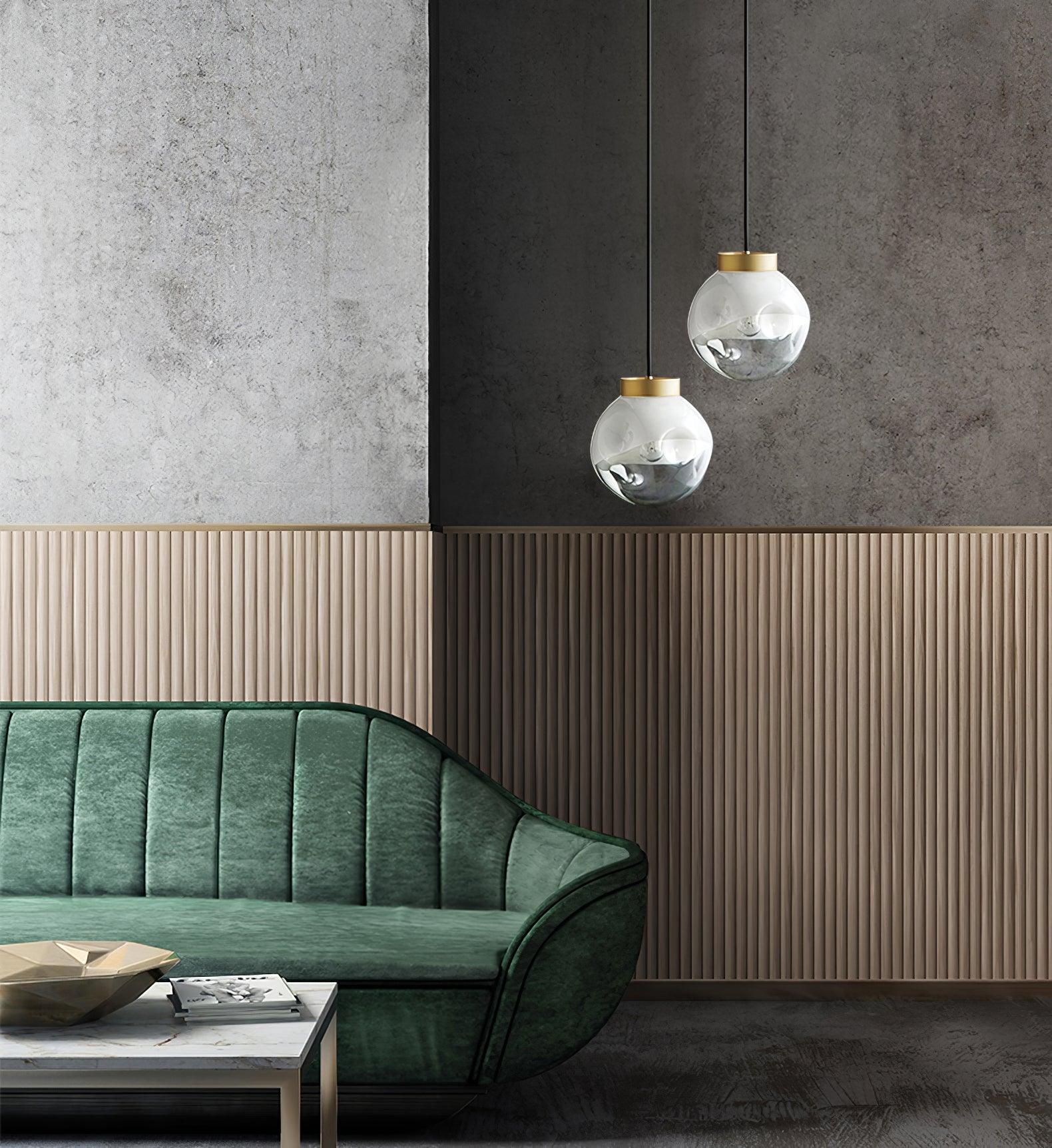 Ecar Pendant Lamp - Modern Hanging Light Fixture for Living Room, Bedroom & Kitchen - Energy Efficient LED Ceiling Light with Adjustable Height