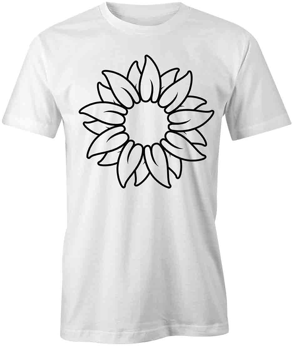 Sunflower Graphic T-Shirt for Women & Men | Soft Cotton Printed Tee with Floral Design | Perfect for Summer Outings, Beach Vacations & Casual Wear