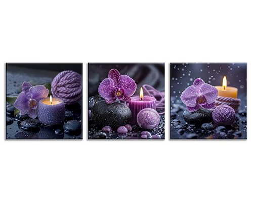 Purple Orchid Candle