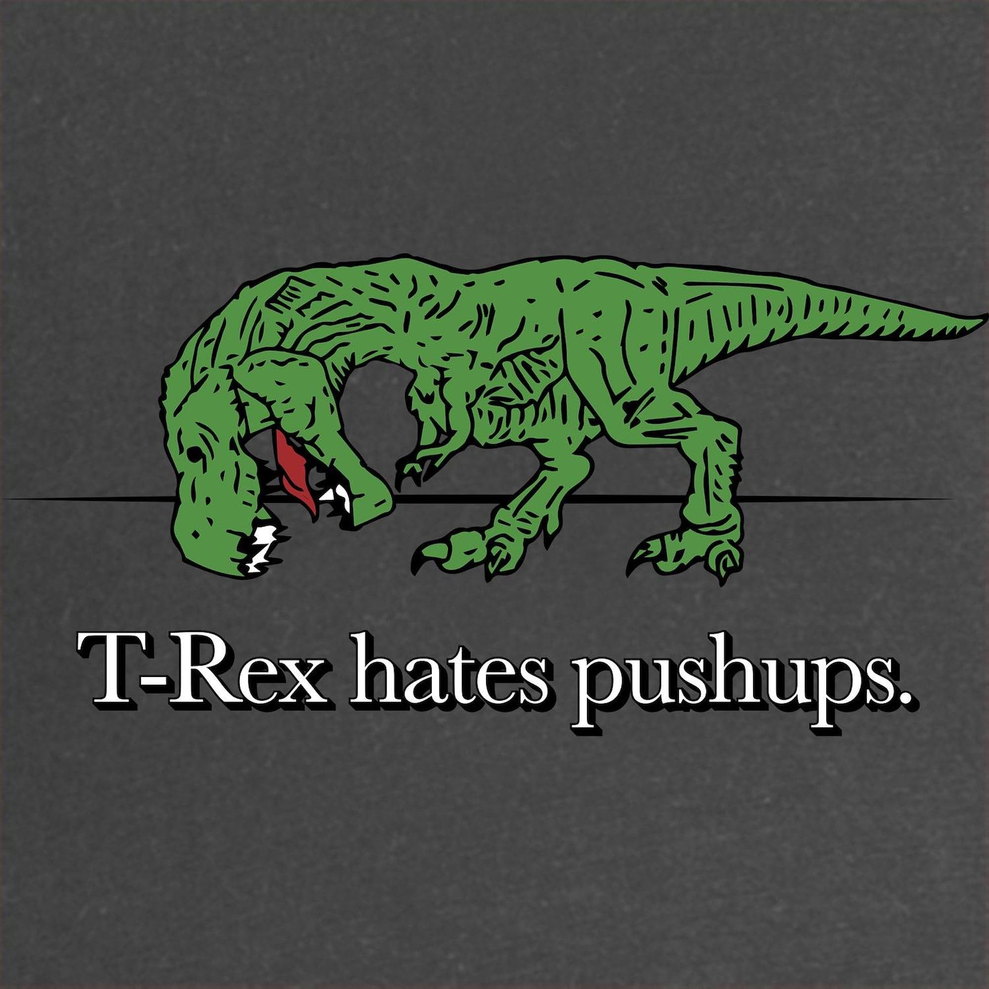 Women's Maternity T-Shirt with Ruched Sides - Funny 'T-Rex Hates Pushups' Graphic Tee for Pregnant Women | Comfortable Cotton Pregnancy Shirt for Casual Wear, Baby Showers & Maternity Photos