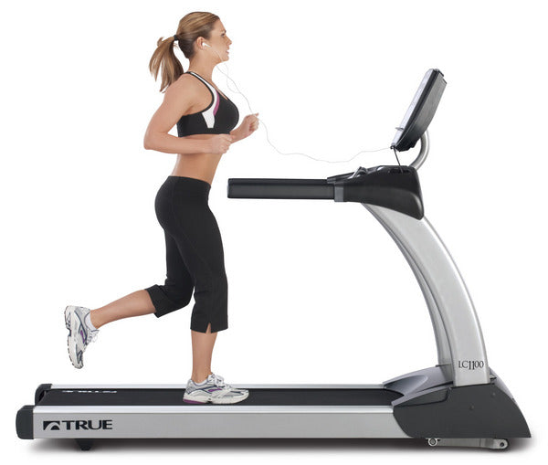 TRUE Fitness LC1100 Treadmill with 2 Windows - Home Gym Cardio Equipment for Running & Walking Workouts - Perfect for Small Spaces & Apartment Fitness