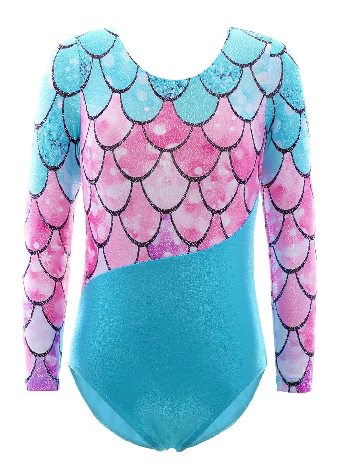 DAXIANG Girls Long Sleeve Gymnastics Leotard - Dance Unitard & Biketard for Ballet, Gymnastics & Performance - Perfect for Training, Recitals & Competitions