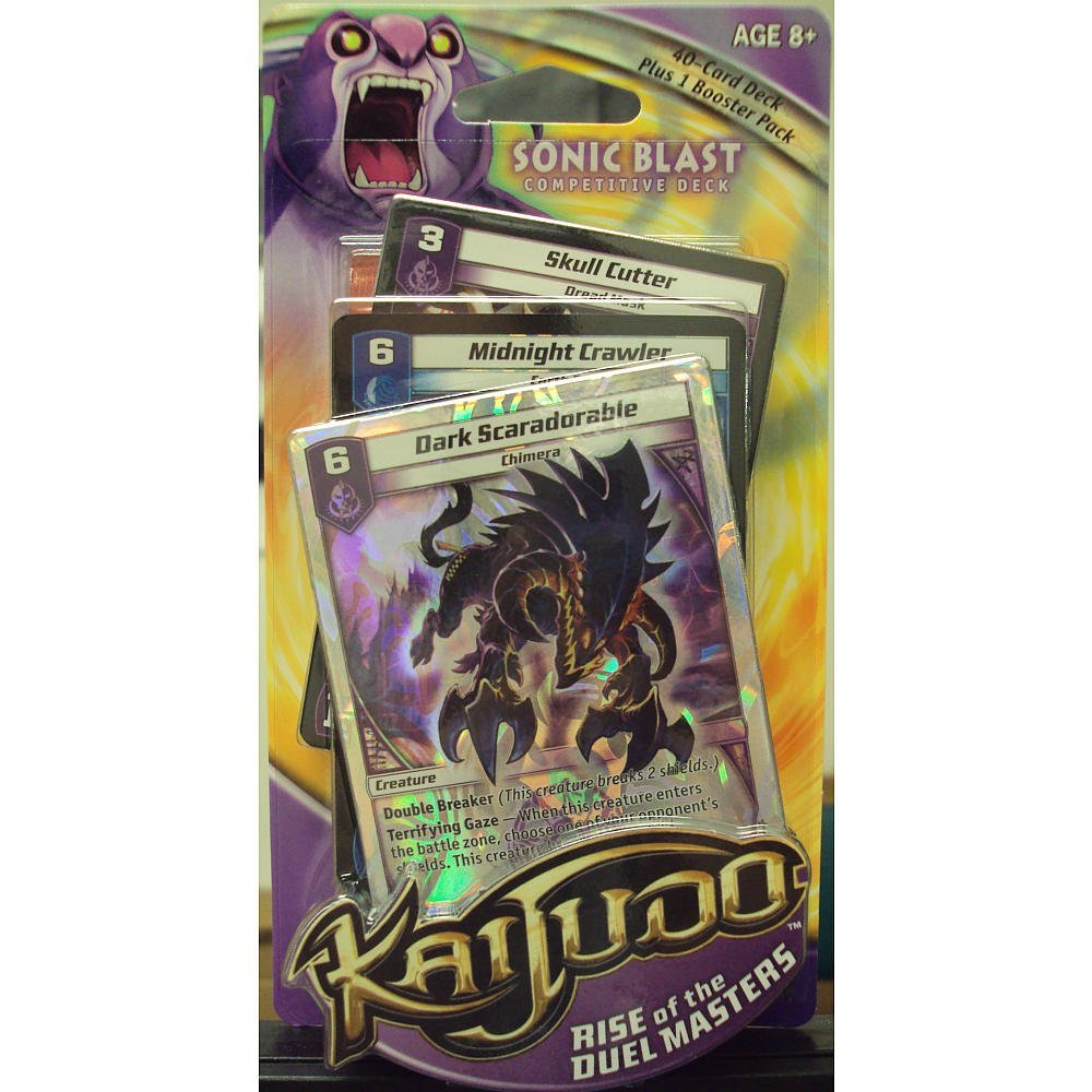 Kaijudo Trading Card Game Deck Sonic Blast by Wizards of the Coast - Perfect for Competitive Play and Collectors