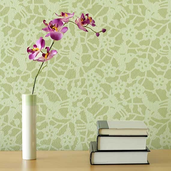 Japanese Birds Allover Wall Stencil - DIY Home Decor Stencil for Painting, Wall Art, and Creative Projects - Perfect for Bedrooms, Living Rooms, and Nursery Decor