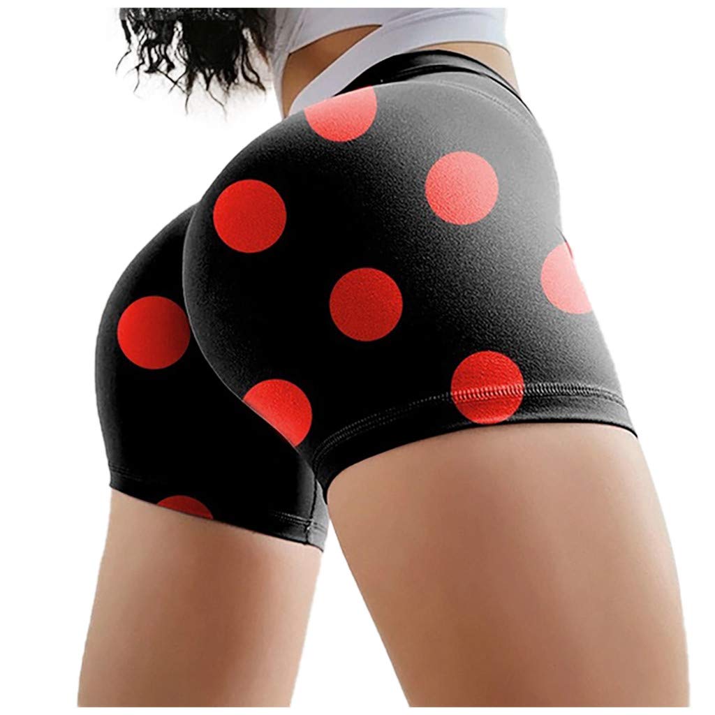 Fullfun Women's High Waist Bike Shorts - Compression Workout Leggings for Yoga, Cycling & Running - Breathable Athletic Biker Tights for Gym & Active Wear