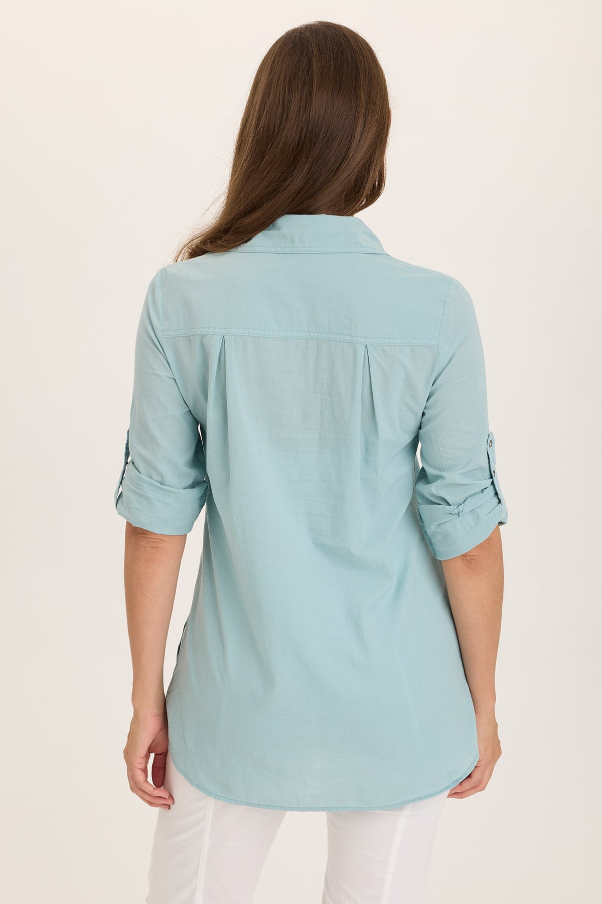 Women's Soft Voile Button Down Blouse - Lightweight Flowy Shirt for Work & Casual Wear | Office, Date Night & Spring Outfits
