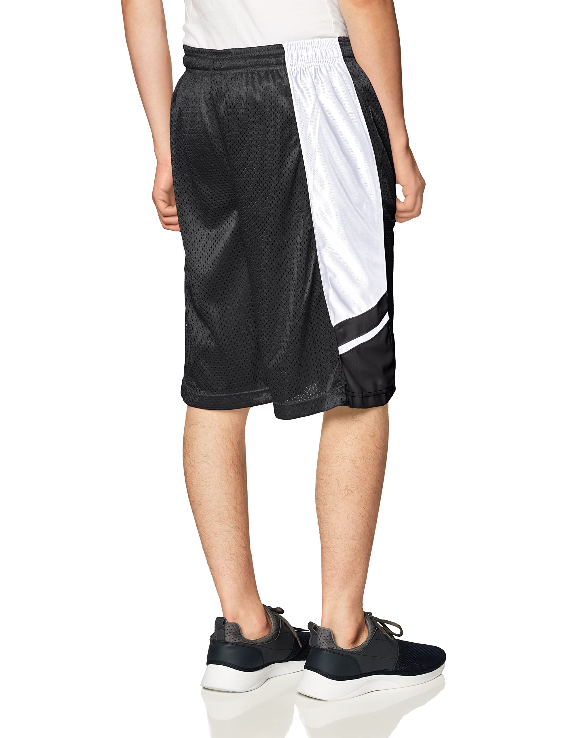 Southpole Men's Athletic Gym Shorts with Pockets - Lightweight Quick Dry Breathable Mesh Workout Shorts for Running, Basketball & Training
