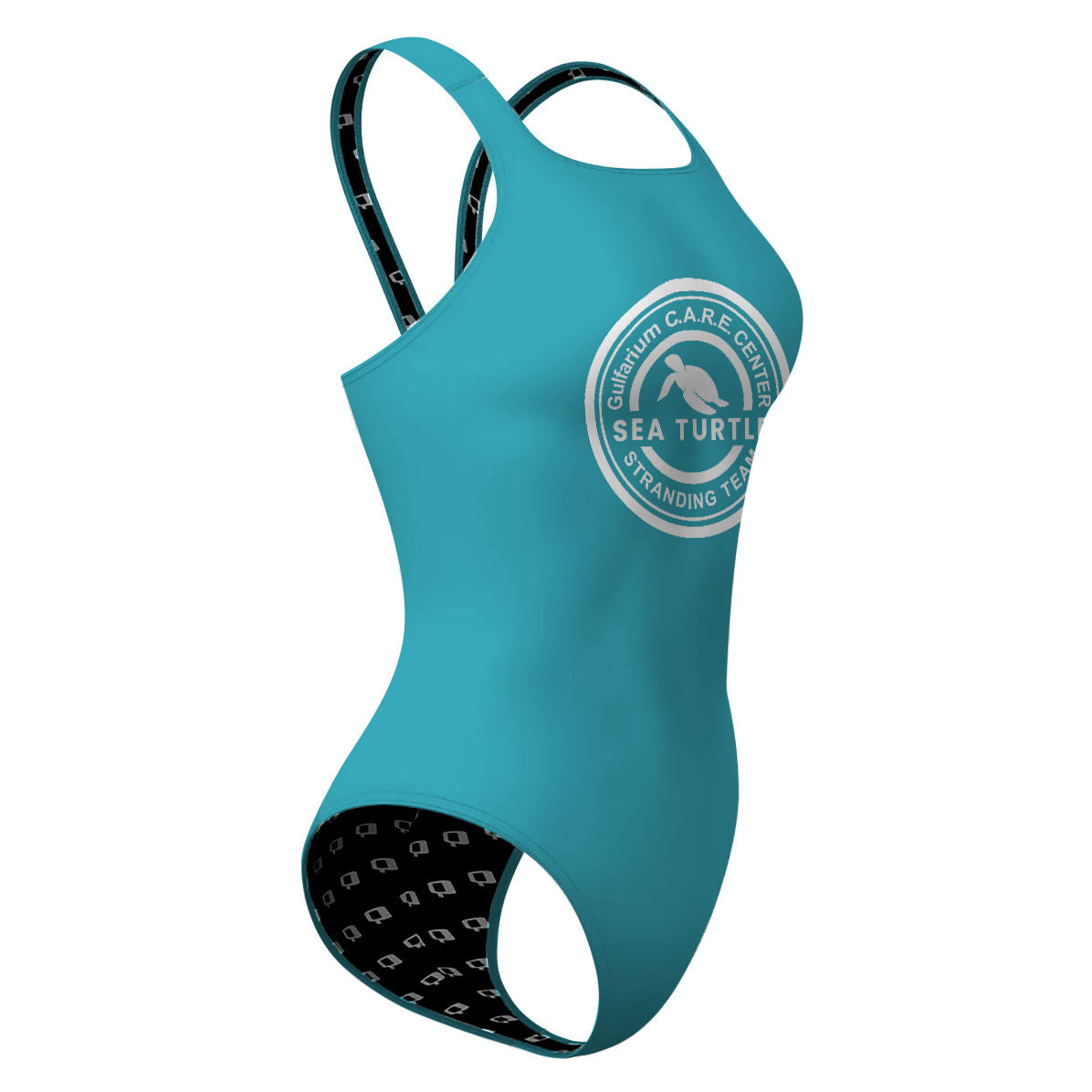 Turt2scuba Classic Strap Swimsuit for Women - Comfortable One Piece Bathing Suit for Swimming, Beach & Pool - Trendy Swimwear for Summer Vacation & Water Sports