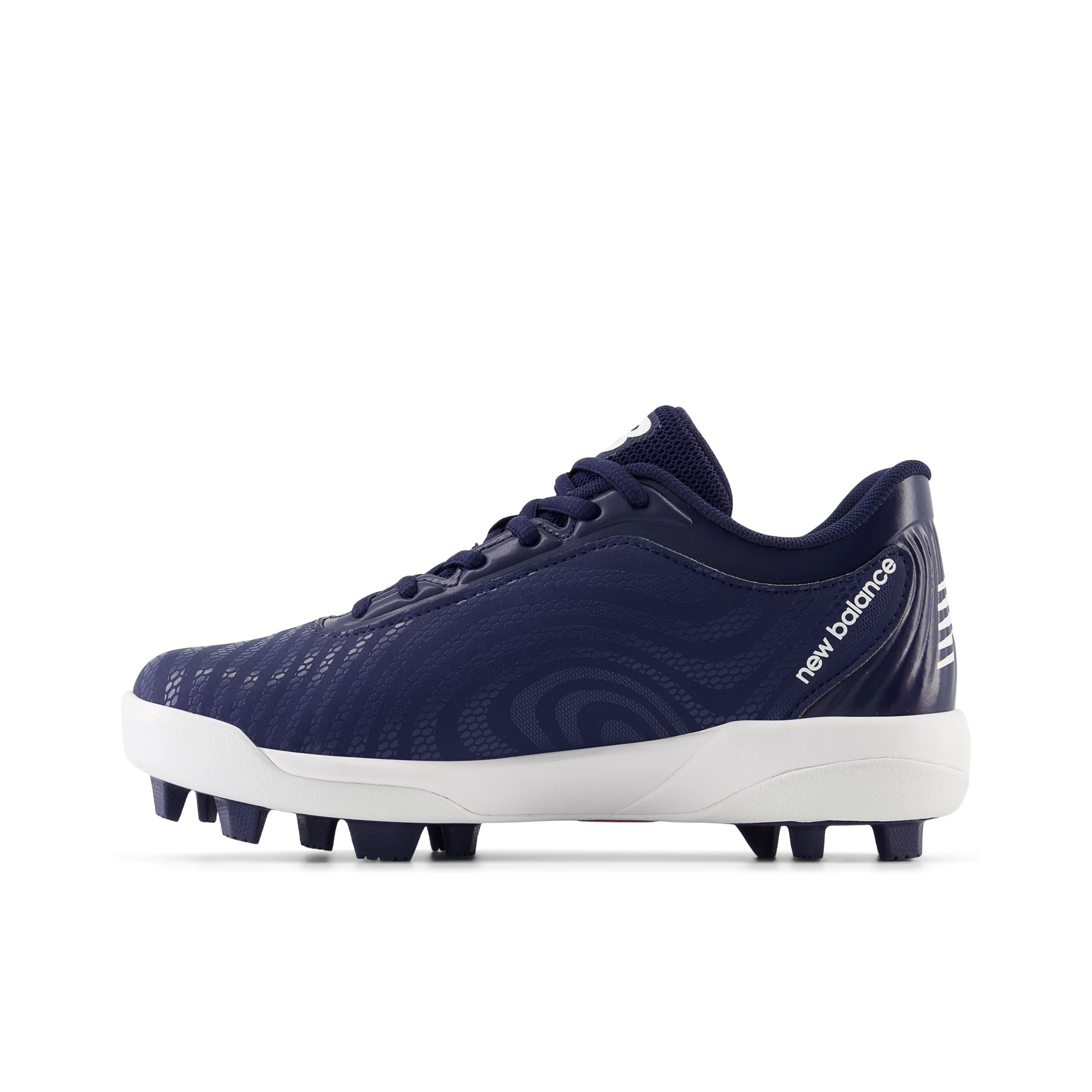 New Balance 4040v7 Youth Baseball Cleats - Navy Blue Molded Cleats for Kids - Perfect for Little League & Youth Baseball Games