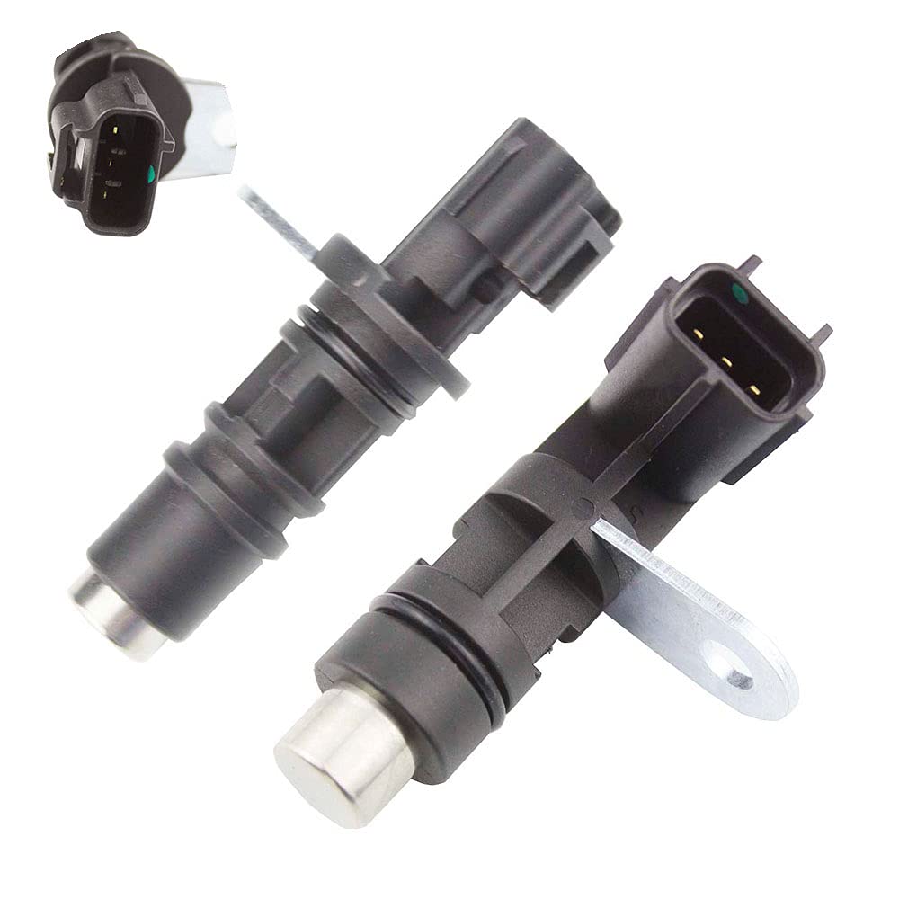 2X Crankshaft & Camshaft Position Sensor Kit - Compatible with 2005-2007 Jeep Grand Cherokee 3.7L & 2006-2007 Jeep Commander 3.7L - Engine Performance Replacement Parts for Smooth Driving & Diagnostics