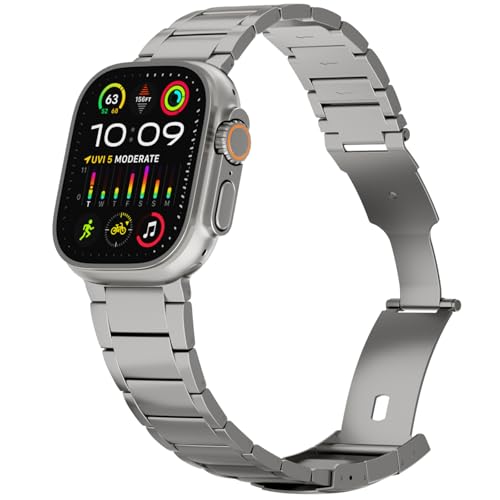 Titanium-22mm-Foldover Buckle