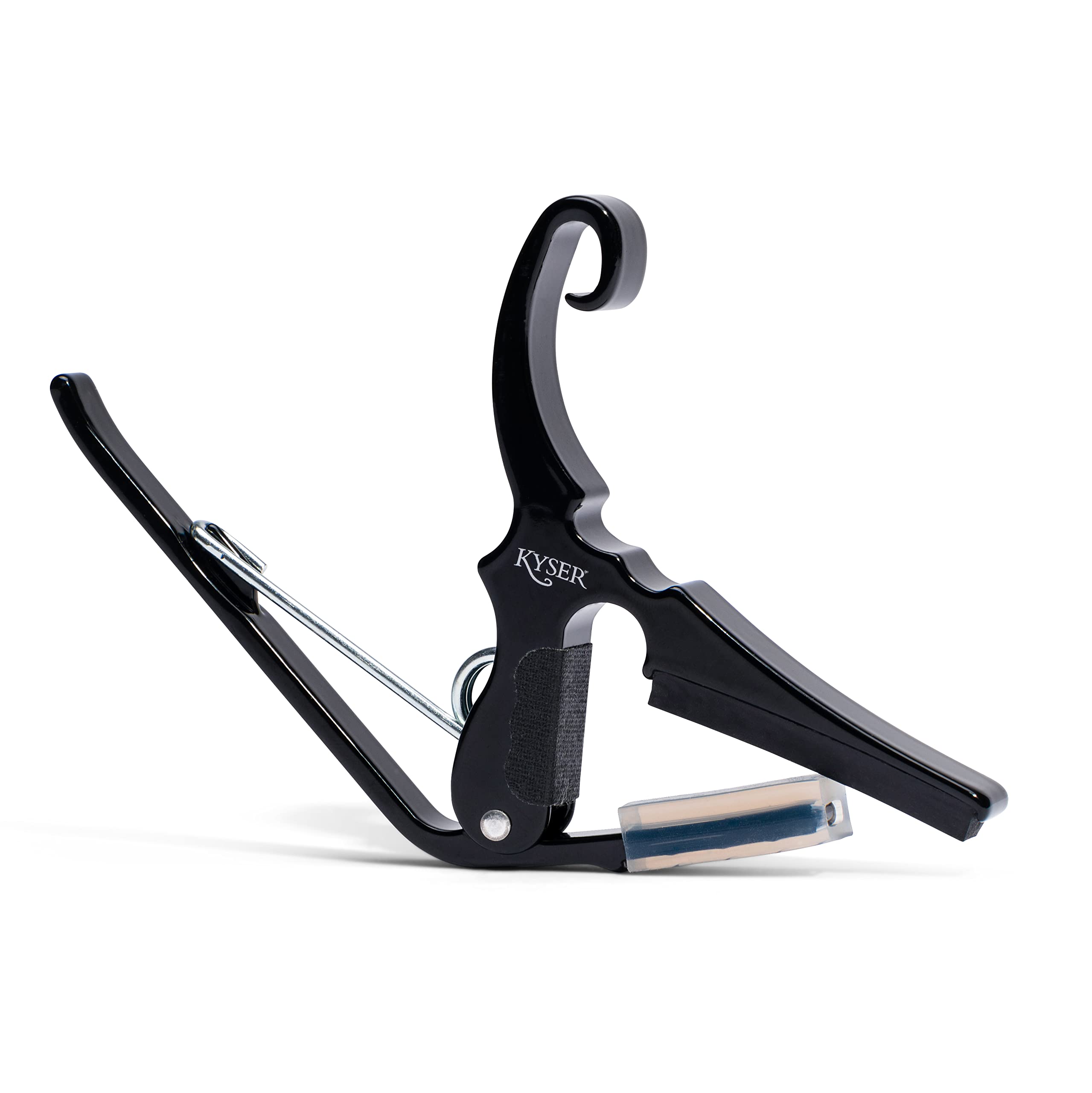 Kyser Drop D Partial Guitar Capo for 5-String Guitars - Black (KGDB) | Perfect for Alternate Tunings, Slide Guitar & Fingerstyle Playing