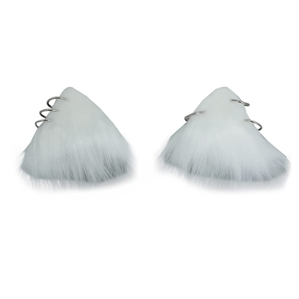 Punk Gothic Cat Ears Headband - VIGVAN Cross Cat Cosplay Ears Accessories for Halloween, Anime Conventions & Gothic Fashion