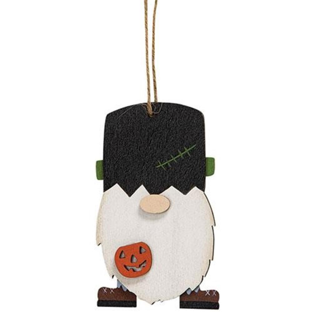 Frankie Gnome Ornament - Hand-Painted Garden Decor for Outdoor & Indoor Use - Perfect for Christmas, Halloween, and Year-Round Home Decor