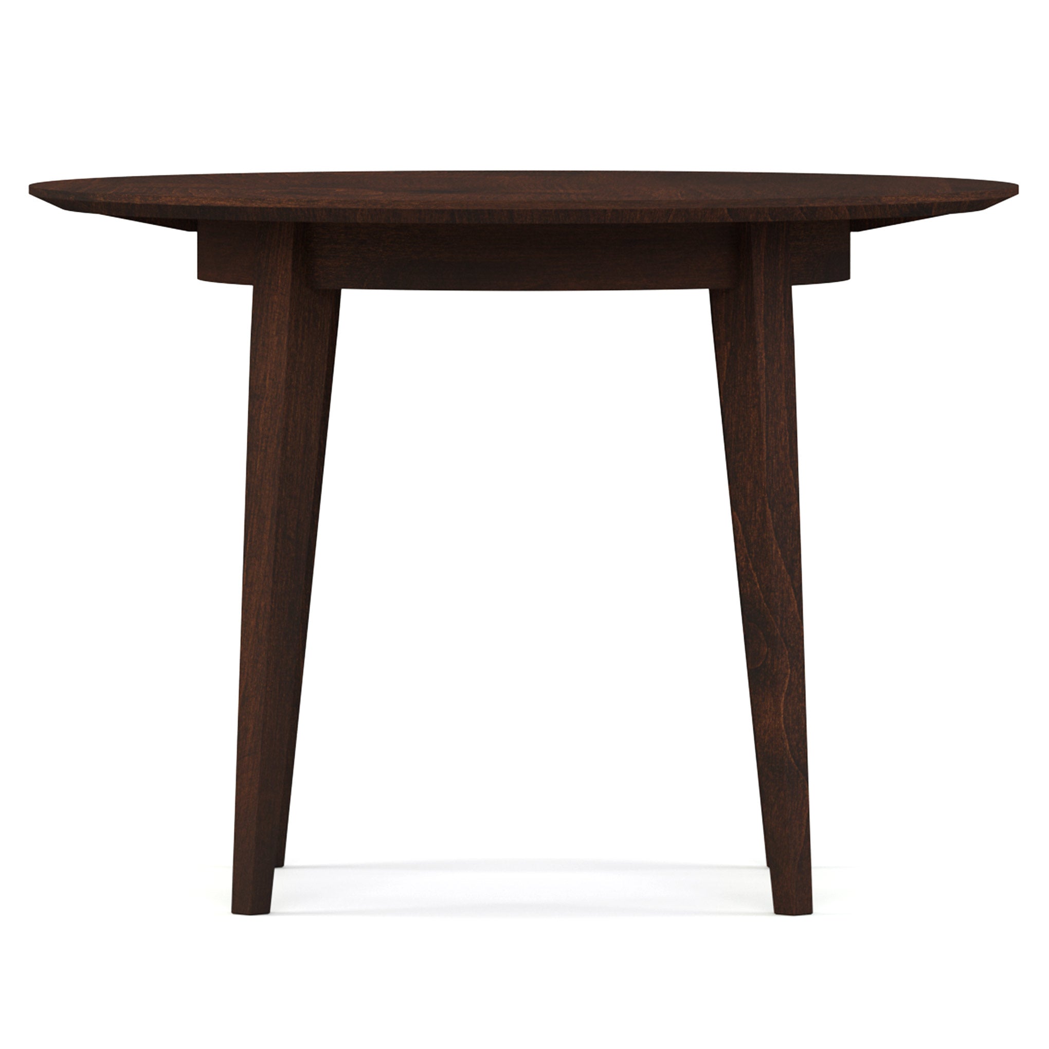 42 Inch Round Dining Table - Solid Wood Modern Farmhouse Style for Kitchen, Dining Room & Outdoor Patio - Gable Road
