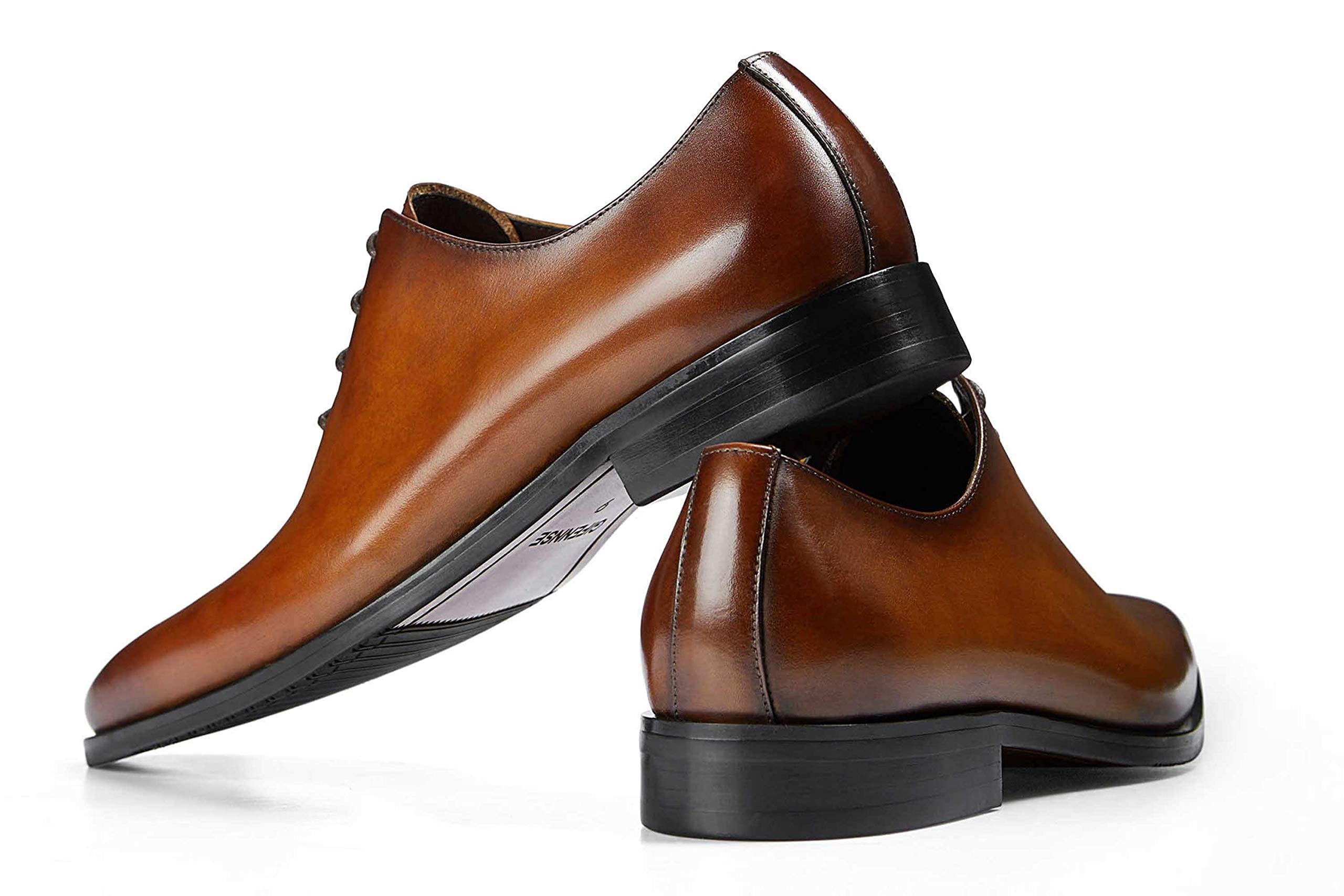 Premium Men's Oxford Dress Shoes - Genuine Leather Formal Shoes for Business, Wedding & Office - Comfortable & Stylish for Professional Occasions