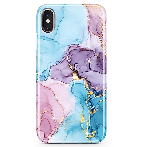 Glitter Blue Purple Pink