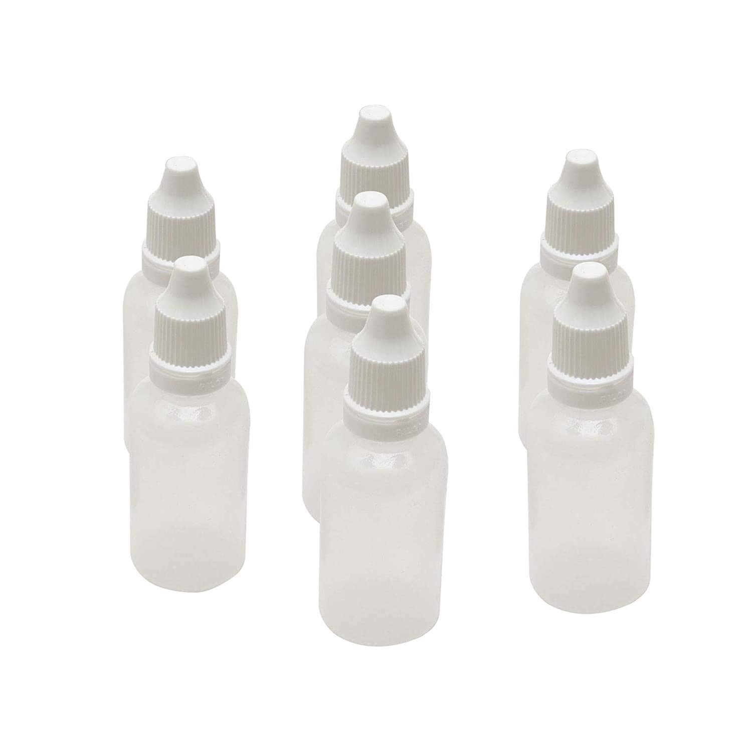 30ml Empty Eye Dropper Bottles with Cap & Inner Dropper - Pack of 100 - Essential Oil, Serum & Cosmetic Storage - Perfect for DIY Skincare, Travel & Beauty Products