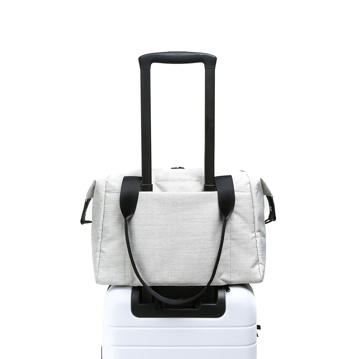 Alana Duffle Bag - Heather Gray - Stylish & Spacious Travel Duffel for Gym, Work, or Weekend Getaways