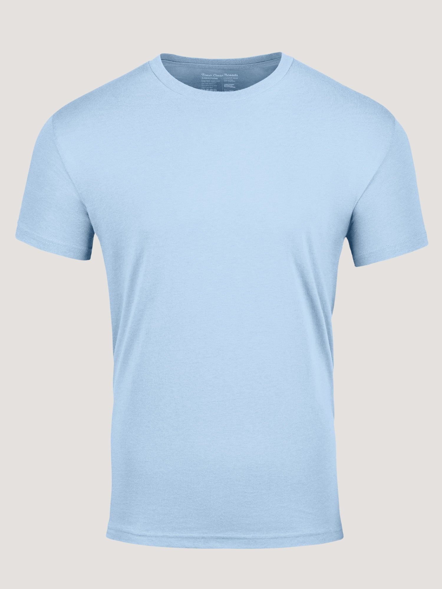 Comfortable Mist Crew Neck T-Shirt for Men & Women - Soft Cotton Casual Tee for Everyday Wear, Workout, and Layering