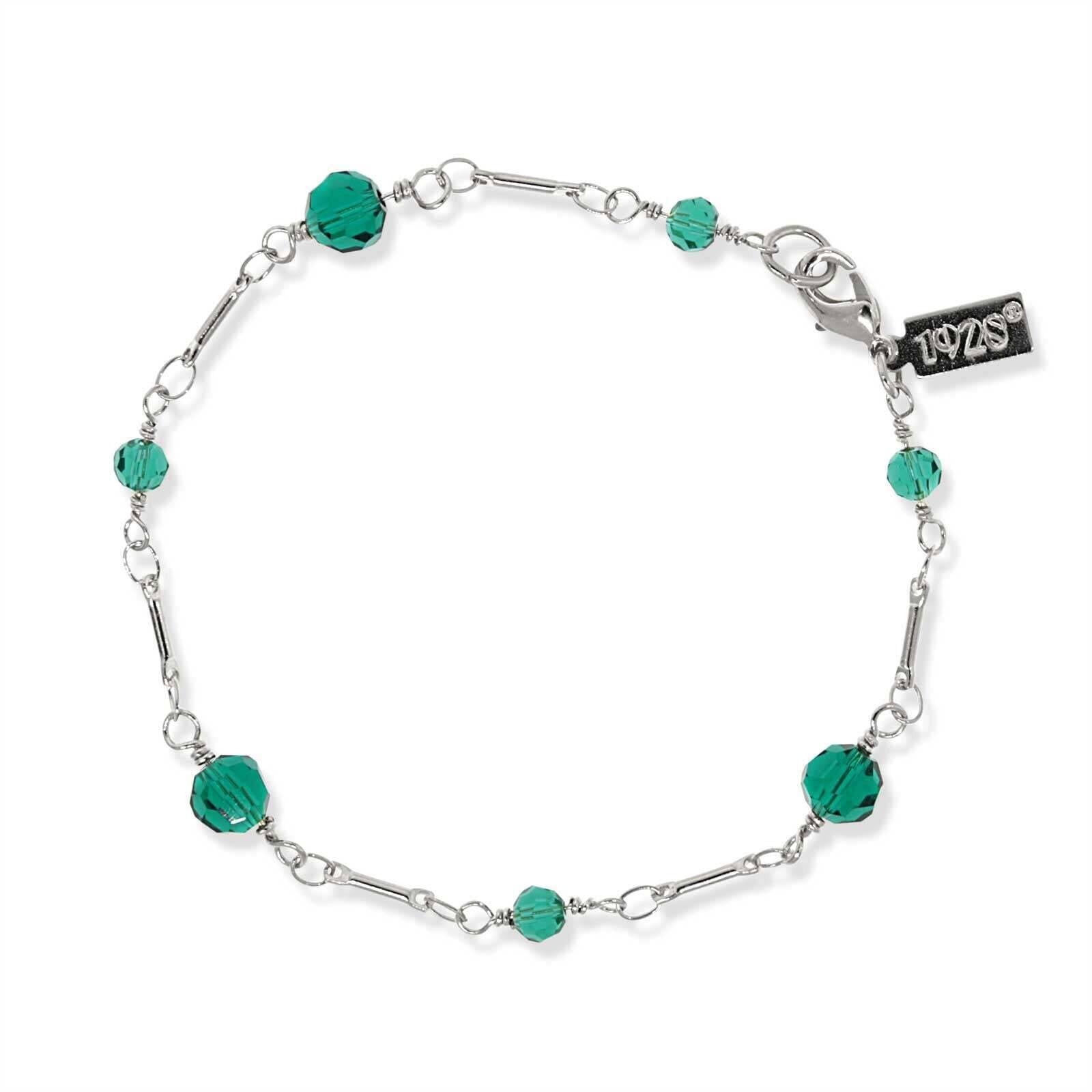1928 Vintage Beaded Chain Bracelet for Women - Elegant 7-Inch Adjustable Bracelet for Party, Wedding & Everyday Wear
