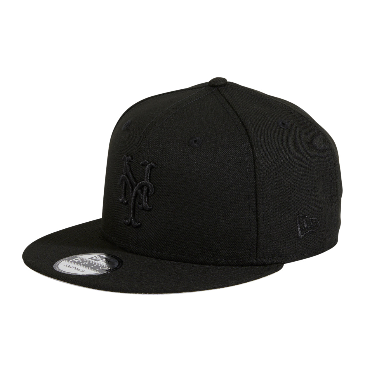 New Era 9Fifty MLB Basic New York Mets Snapback Hat - Black Adjustable Baseball Cap for Men & Women - Perfect for Sports Fans, Game Day & Streetwear Fashion