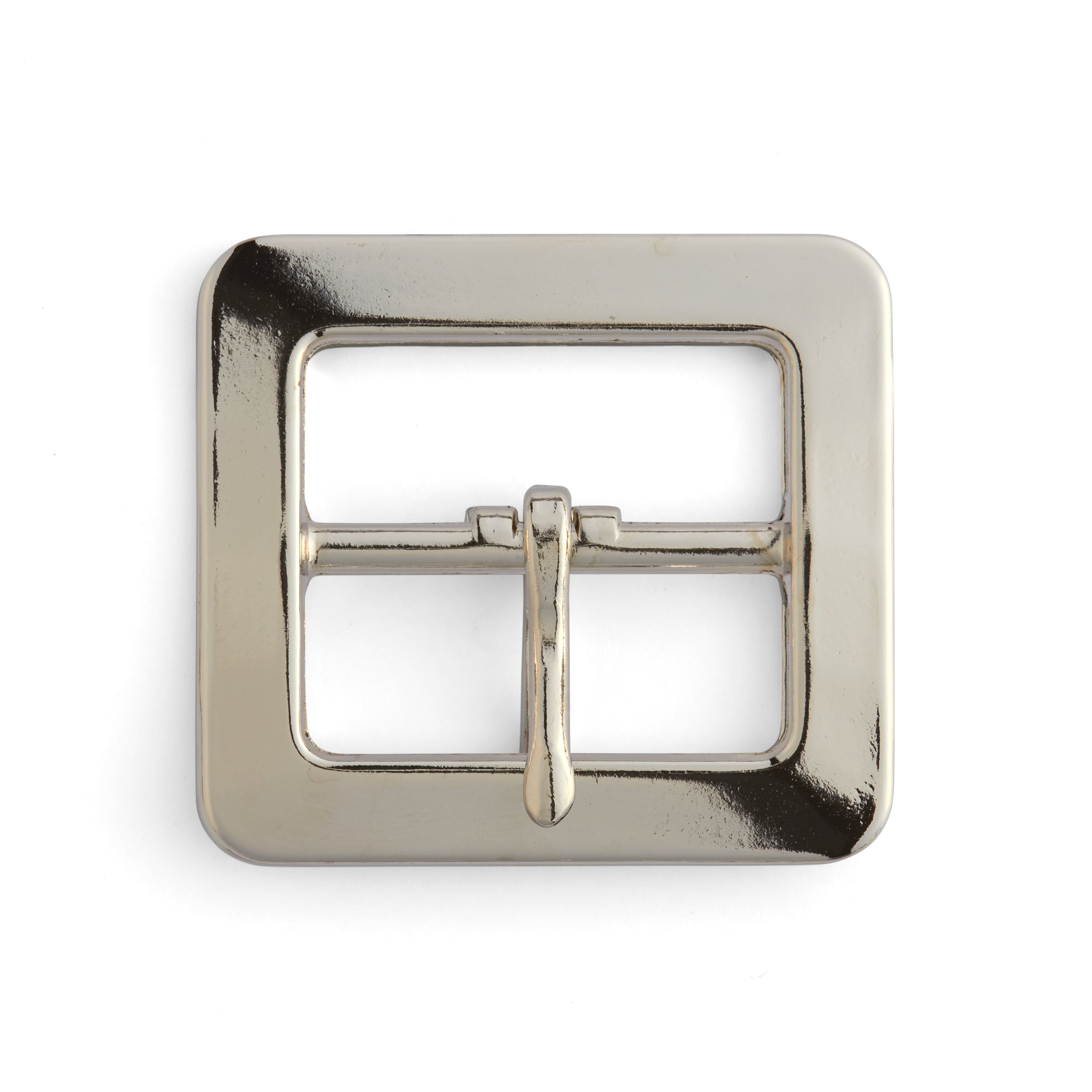 Nickel Plated Chap Buckle 1 12 - Durable Belt Buckle for Jeans, Pants & Workwear - Perfect for Casual & Professional Outfits