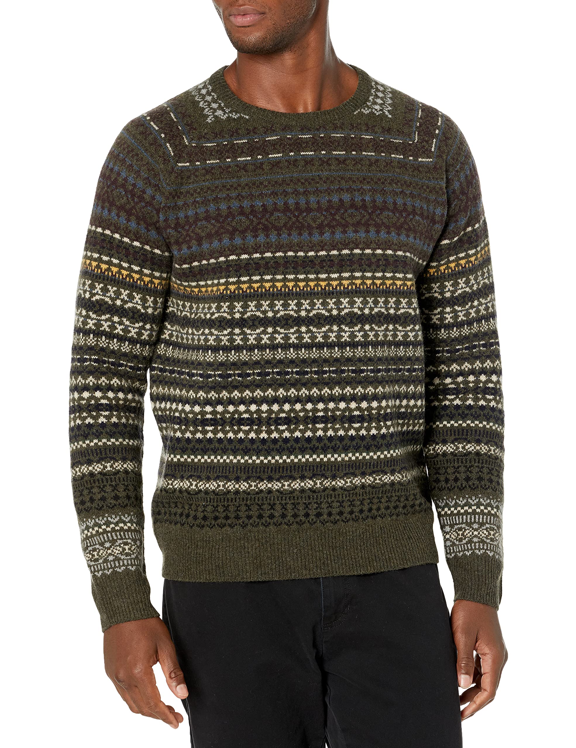 Goodthreads Men's Lambswool Crewneck Sweater - Soft Winter Knit Pullover (Available in Tall Sizes) | Perfect for Casual Wear, Office Outfits & Holiday Gatherings