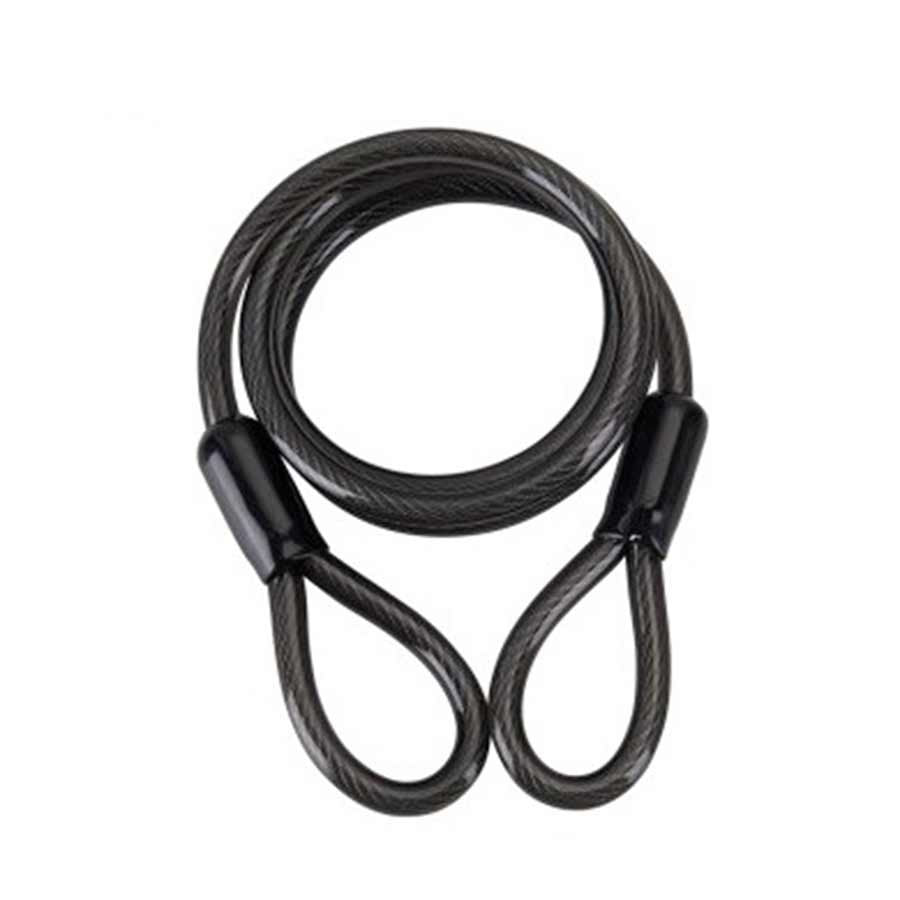 EVO Lockup 10mm x 120cm Coil Cable Lock - Heavy Duty Bike Lock for Bicycles, Motorcycles, Scooters - Secure Outdoor & Indoor Use for Parking, Storage, Travel Protection